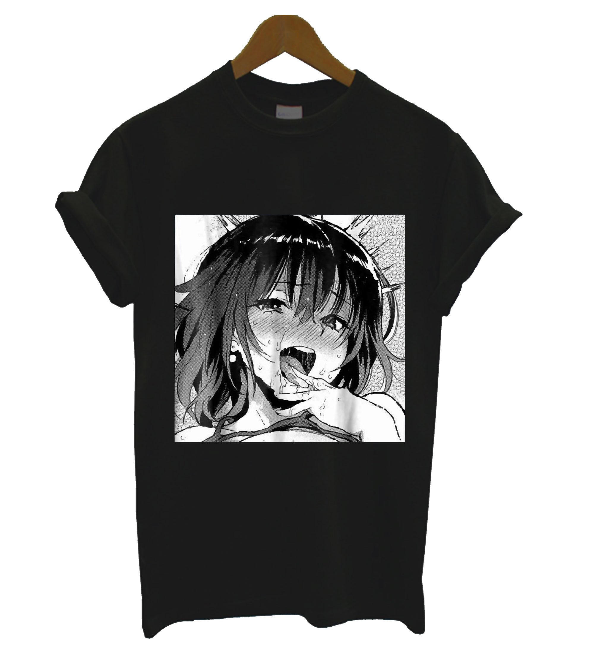 Hentai Waifu Ahegao Girl Manga Anime T Shirt The Best