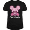 Mickey Breast Cancer Pink Warrior T-Shirt