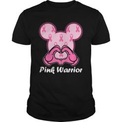 Mickey Breast Cancer Pink Warrior T-Shirt