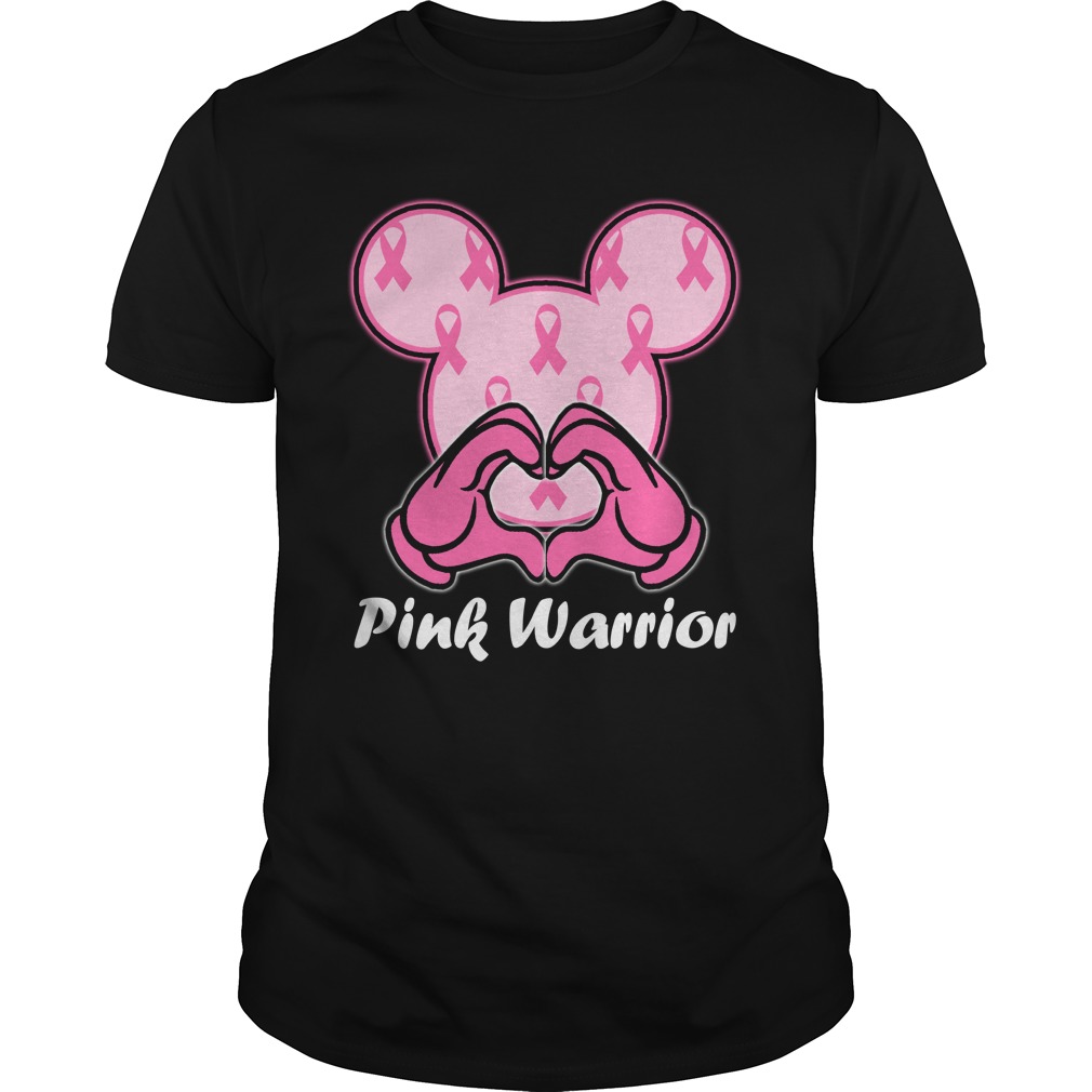 Mickey Breast Cancer Pink Warrior T-Shirt