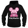 Mickey Breast Cancer Pink Warrior Hoodie