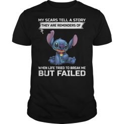 Stitch My scars tell a story they are reminders of when life tried T-shirt