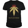 Weed Mistlestoned ugly Christmas T-Shirt