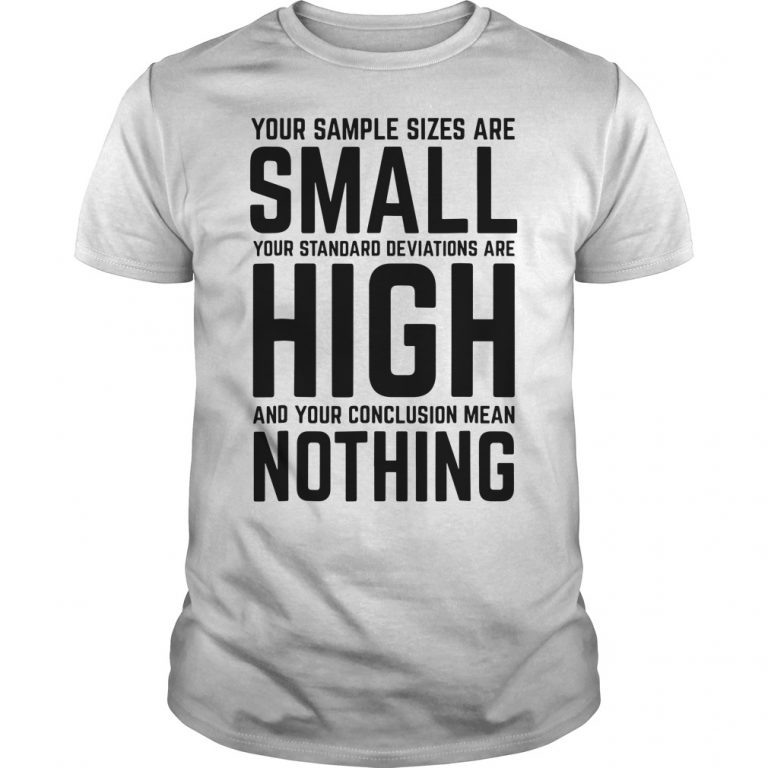 sample size t shirt