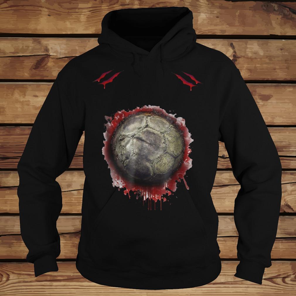 Zombie soccer player halloween 2018 Hoodie