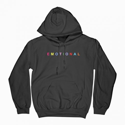 Black Emotional Hoodie