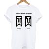 Tiger Woods Before And After Logo Golf T shirt