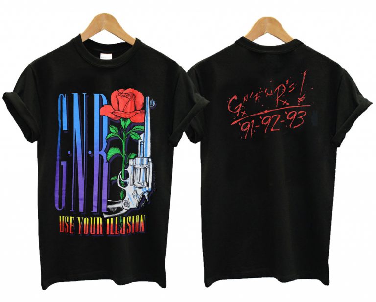 Vintage 1993 Guns N Roses Use Your Illusion Tour T shirt