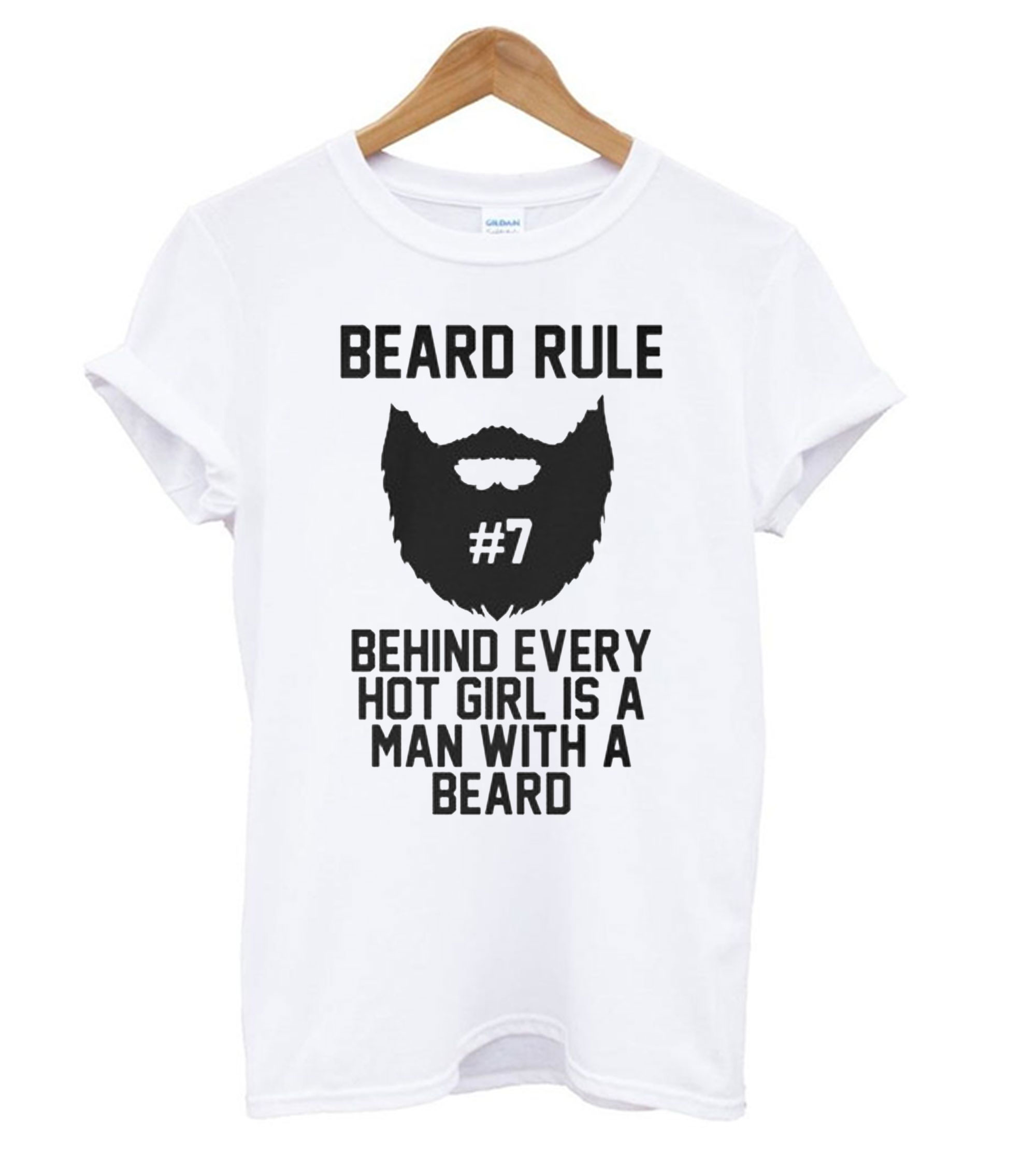 beard rule t shirt