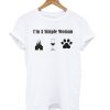 Wine Disney Castle Dog Love I'm A Simple Woman T shirt