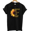 Guys Sunflower girl with tattoos pretty eyes and thick thighs T shirt