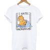 I Hate Mondays Garfield T shirt