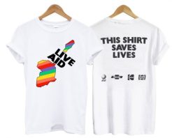Live Aid Band Aid 1985 Music Festival T shirt