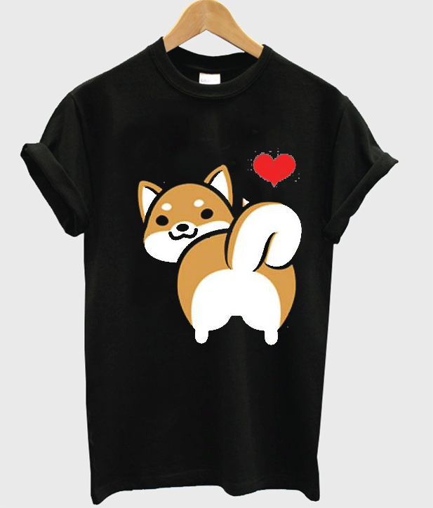 I love Shiba Butt T-Shirt