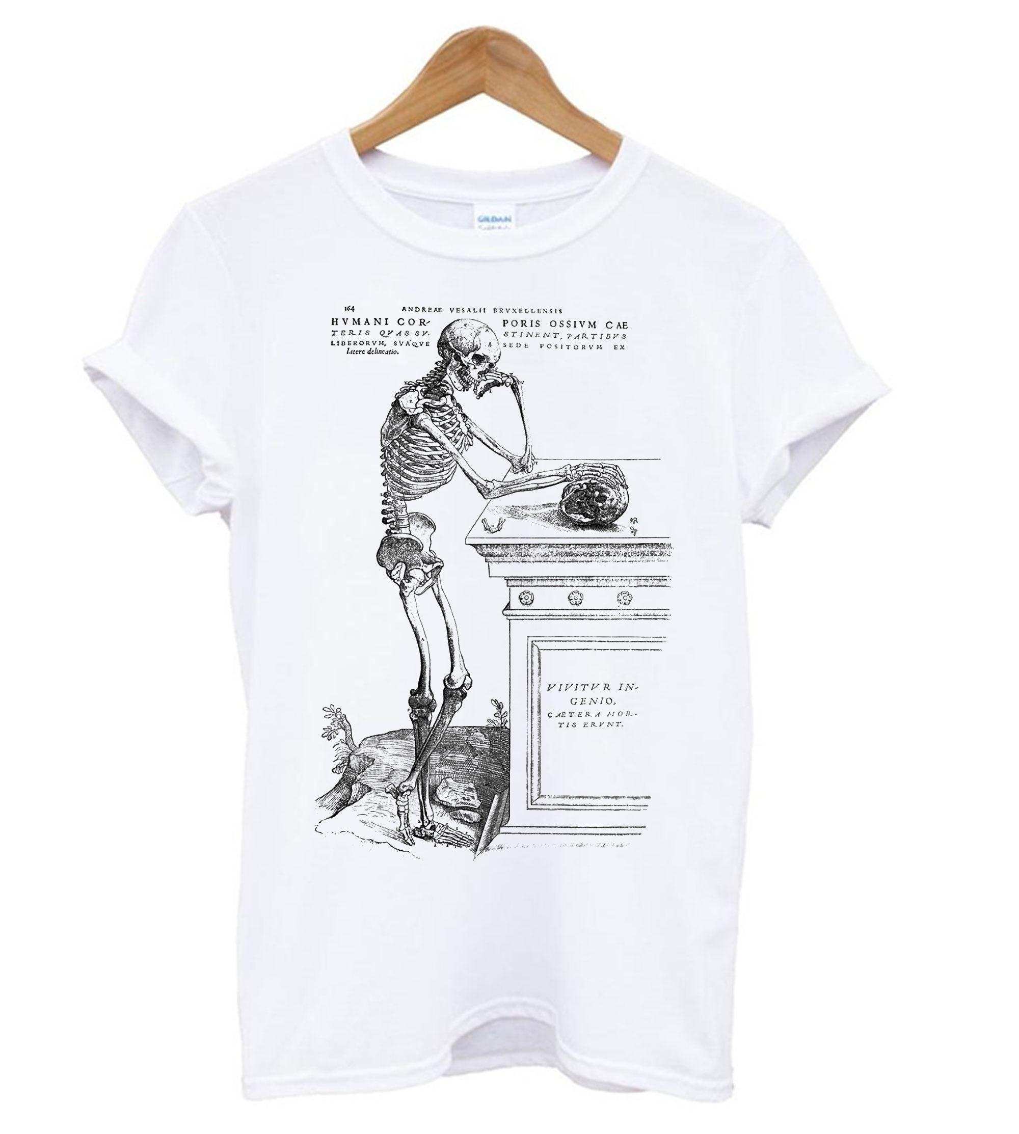 Skeleton Art - Skull T shirt