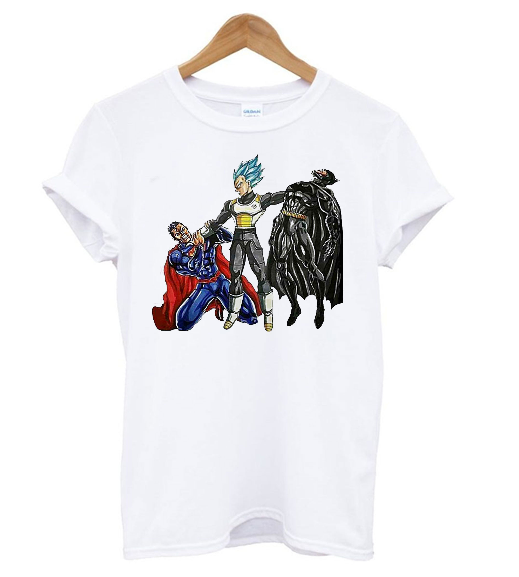 vegeta superman batman shirt