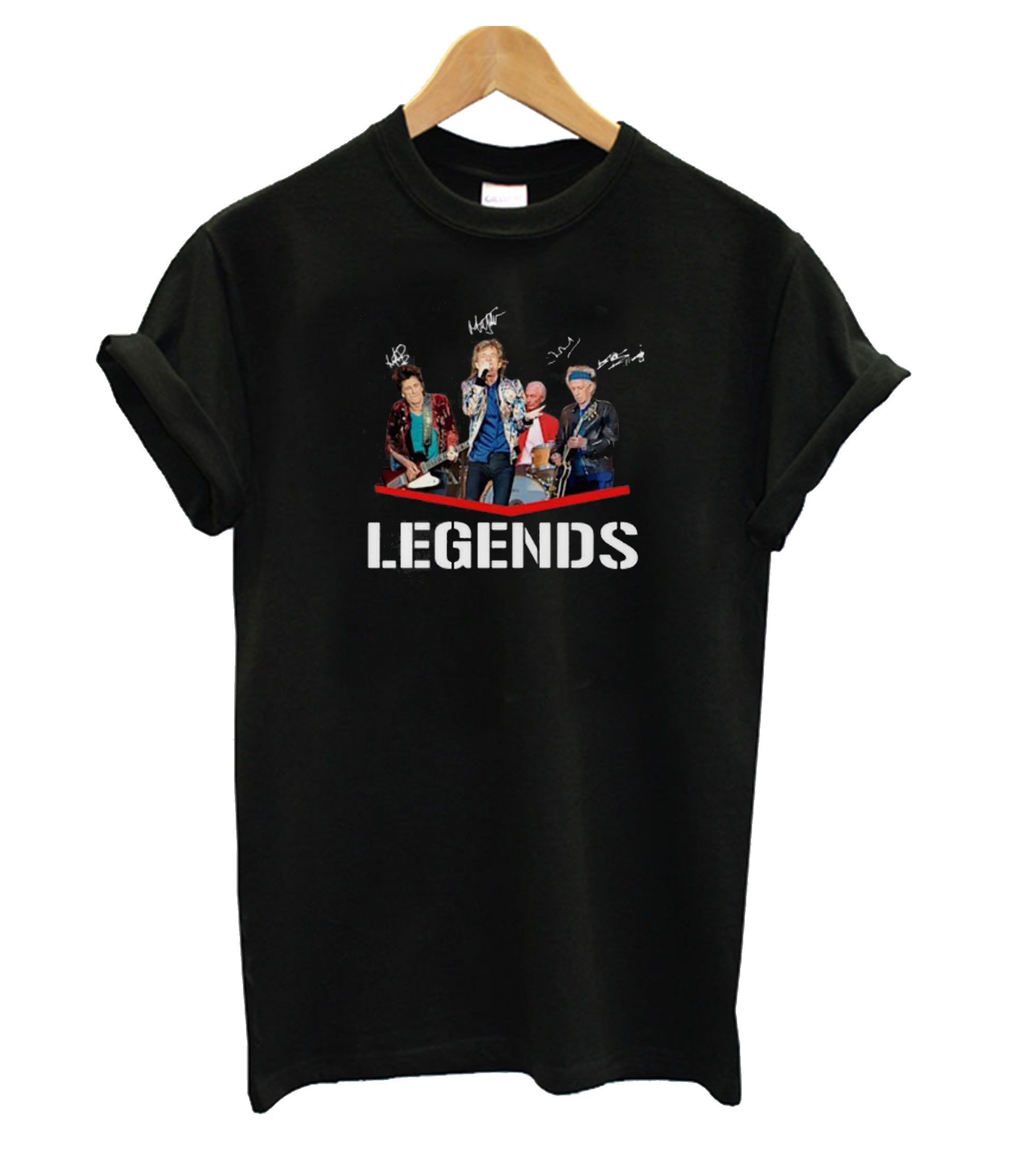 Awesome The Rolling Stones Legends Signatures T shirt