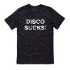 Disco Sucks Black And White Striped T shirt