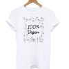 100% Pure Vegan - World Vegetarian Day T shirt