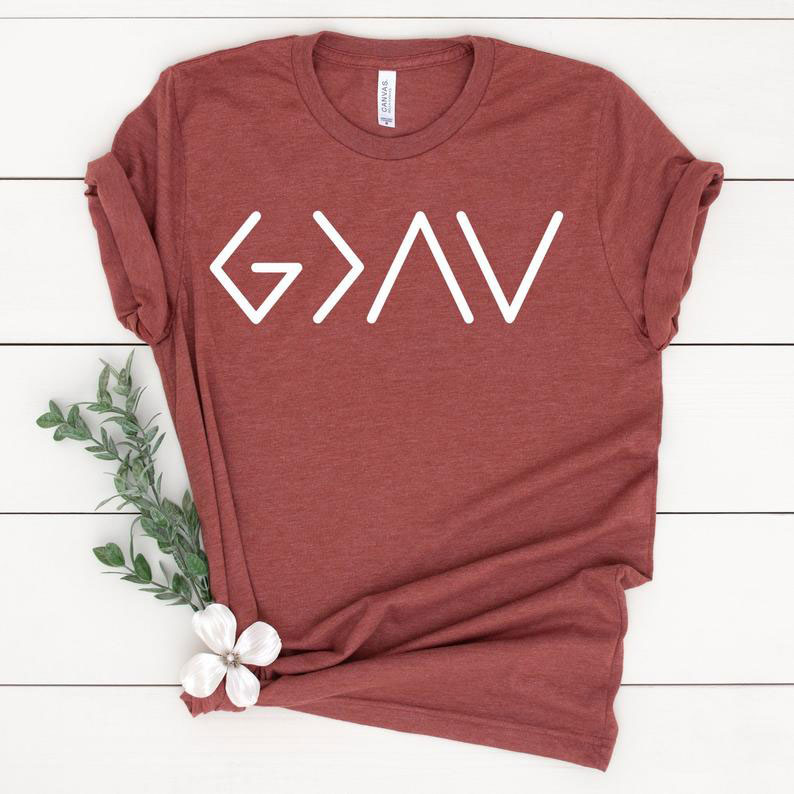 god is greater shirts