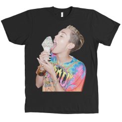 Miley Cyrus Licking Ice Cream T shirt
