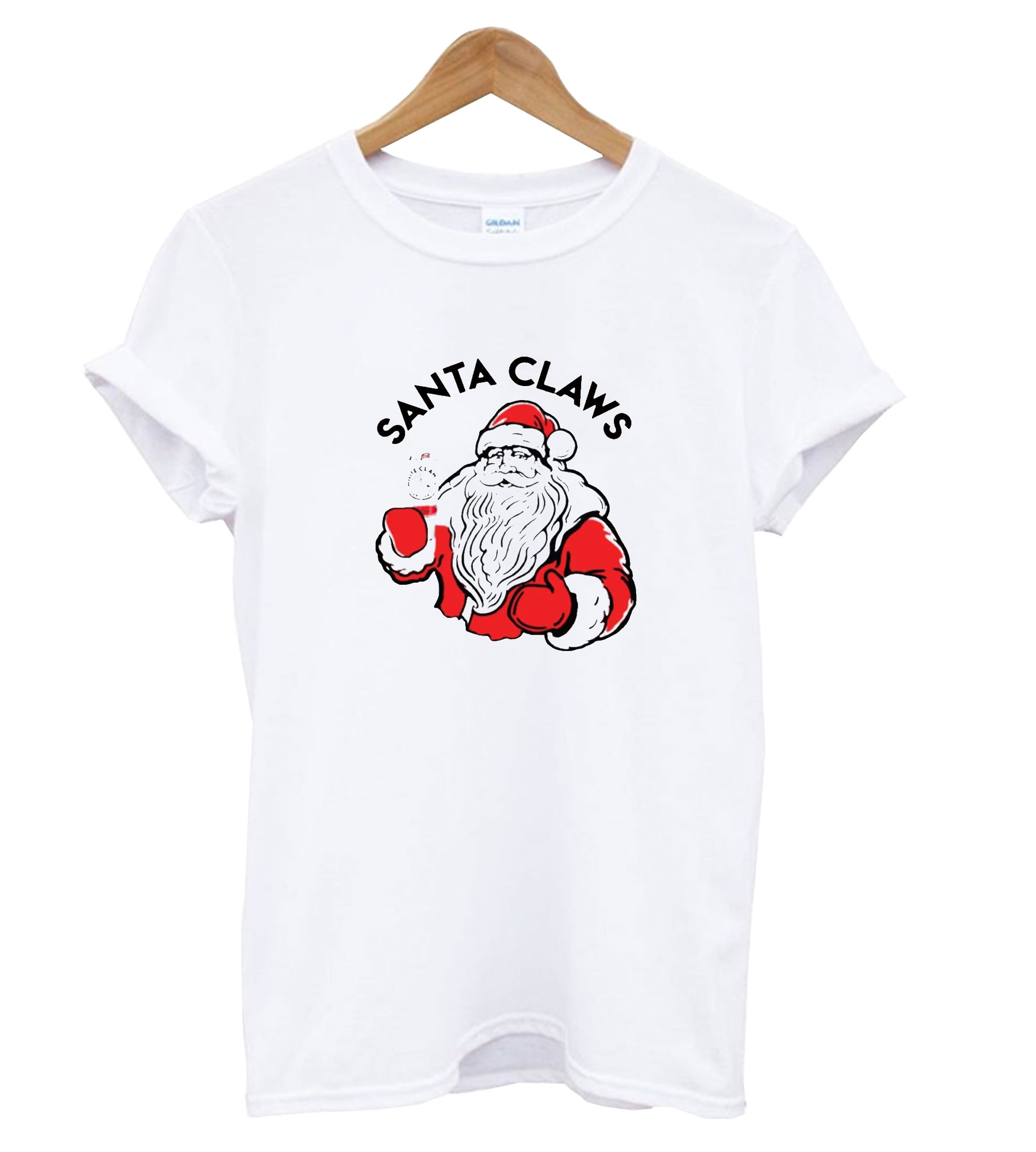 santa claws crab shirt