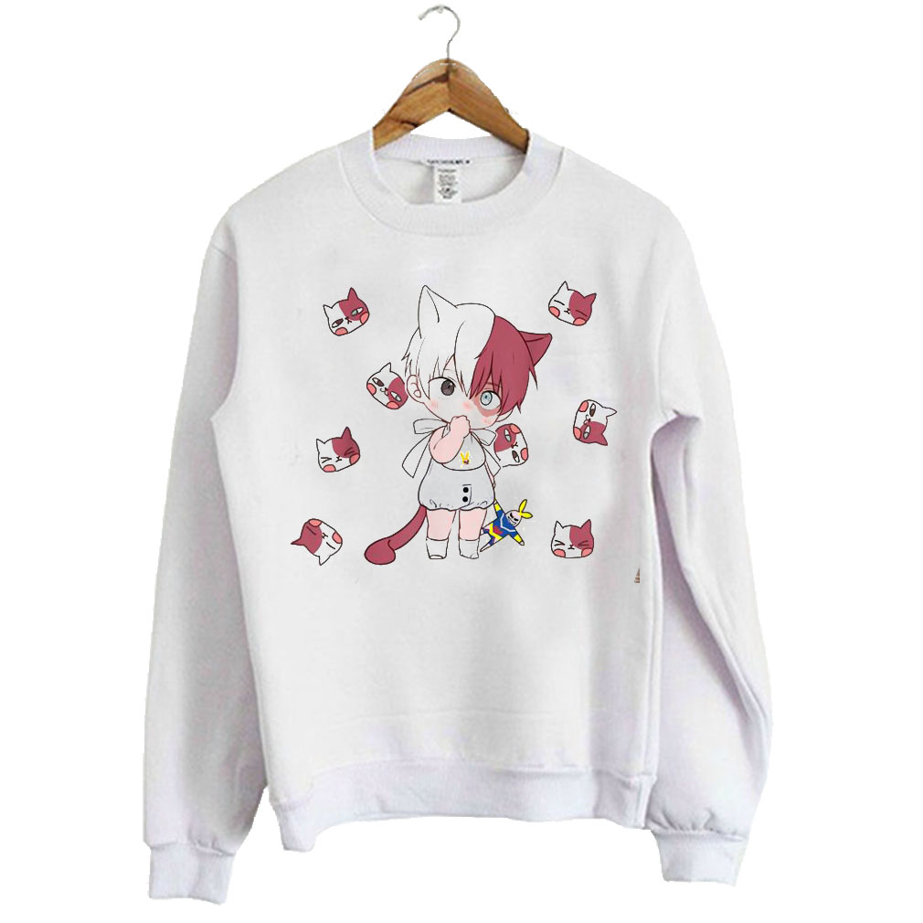 angel devil cat sweatshirt