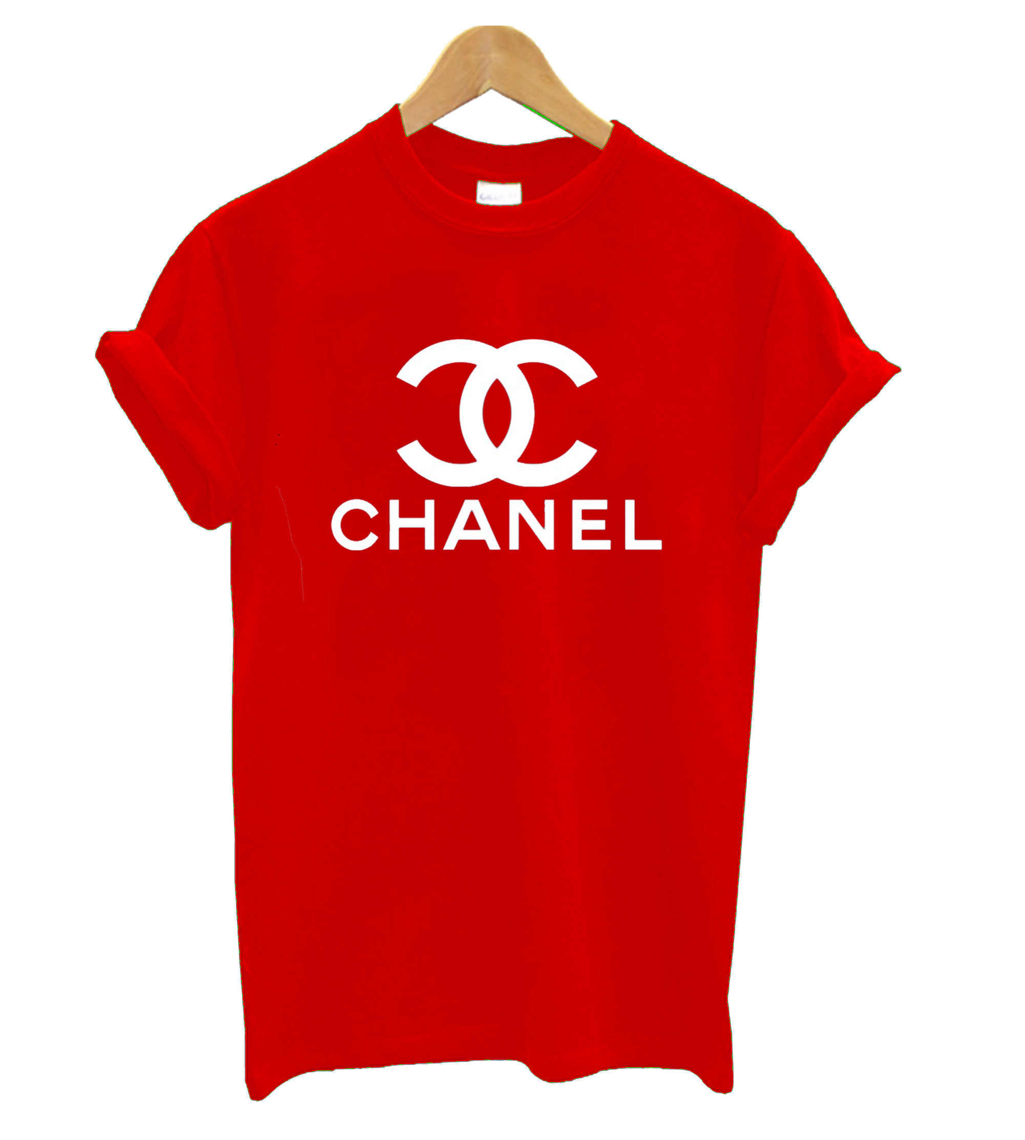 red chanel t shirt