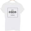 Coco Chanel Inspired Art T Shirt