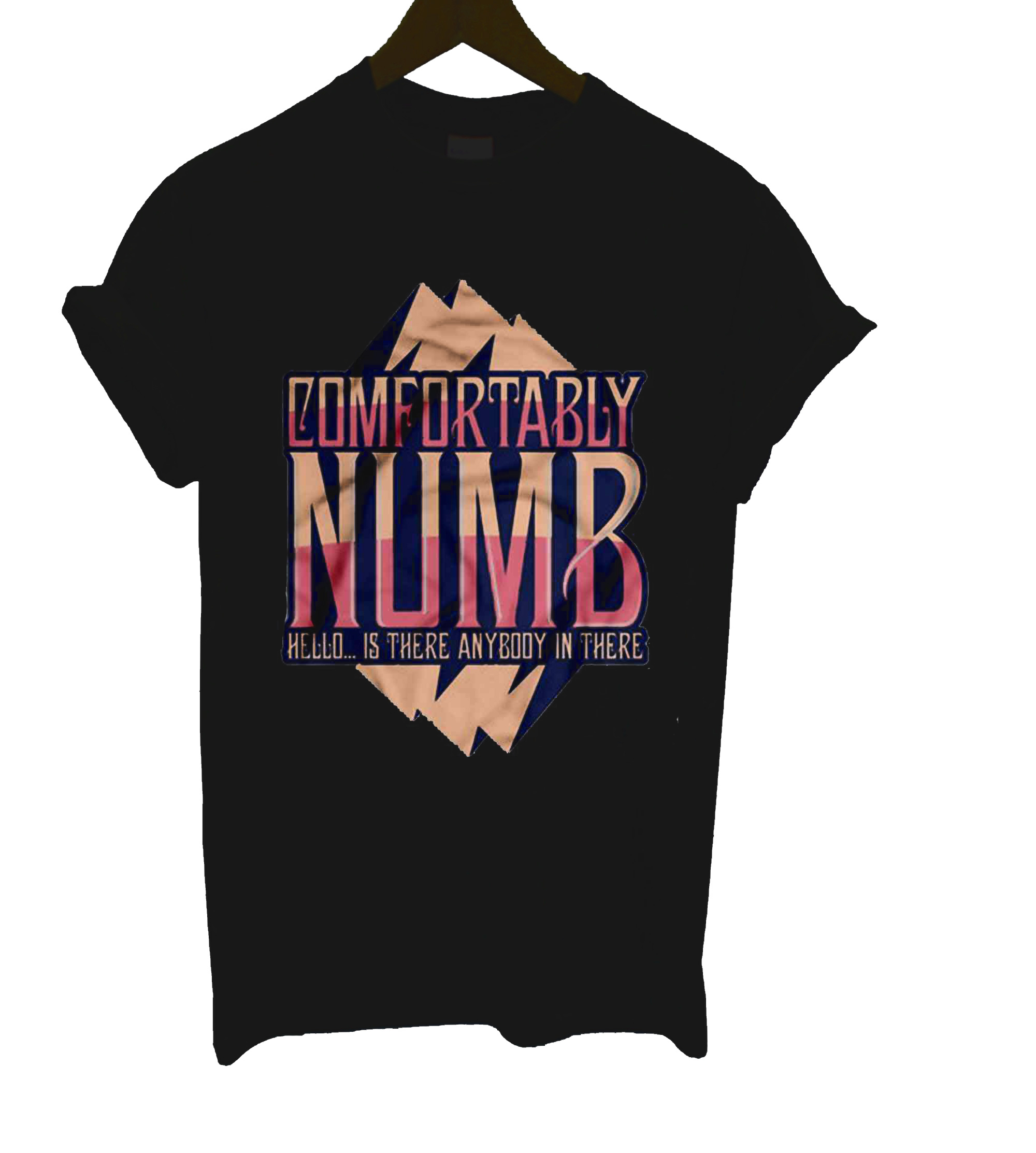 Comfortably numb hello is there anybody in there pink floyd t shirt