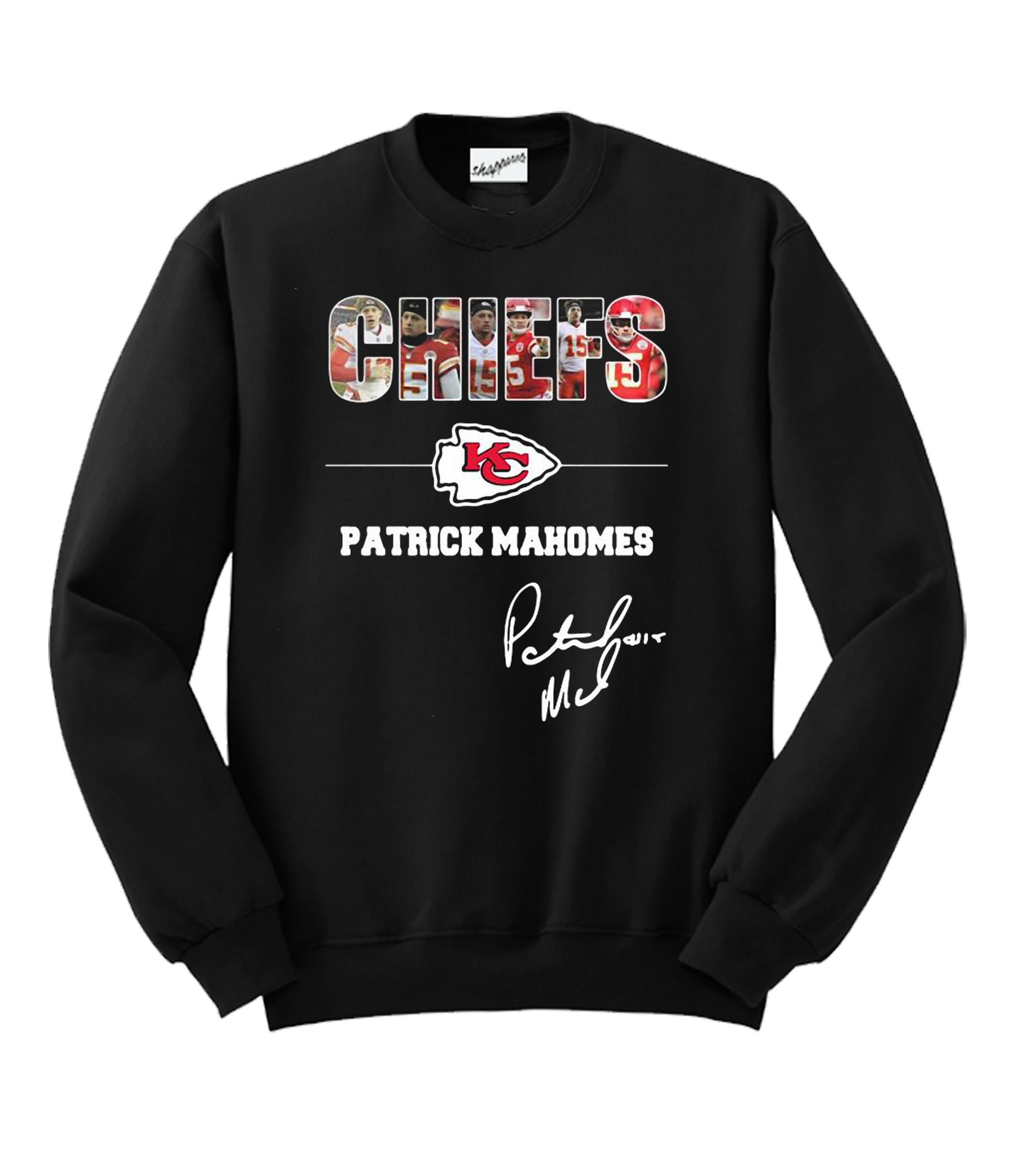 Kansas City Chiefs Patrick Mahomes hockey Style Hooded sweatshirt