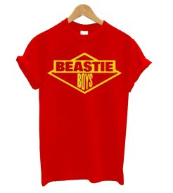 Logo Band Beastie Boys Unisex Red T Shirt