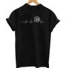 Node JS Heartbeat T Shirt