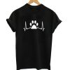 Paw heartbeat T-shirt