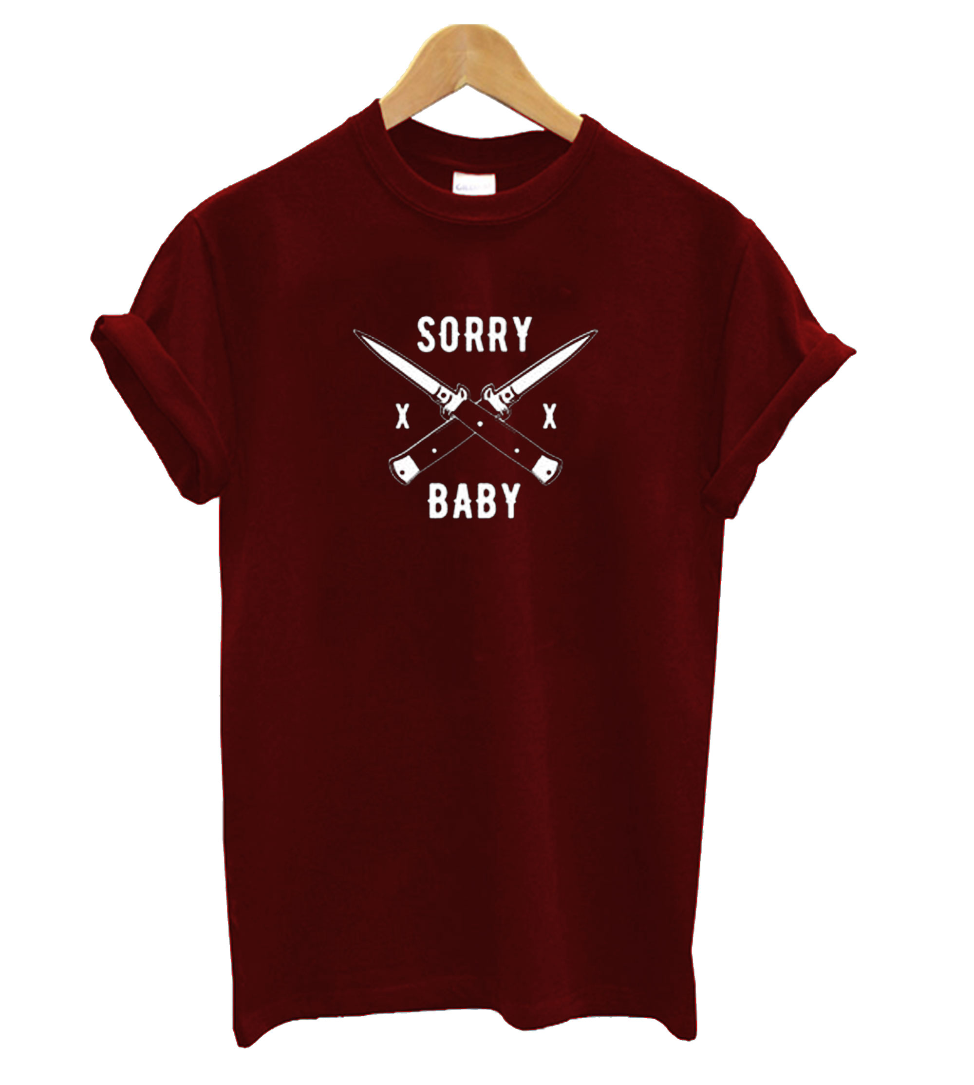 sorry baby t shirt