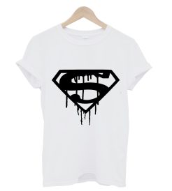 Superman Logo White T Shirt