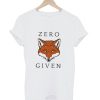 Zero Given Red Fox T Shirt