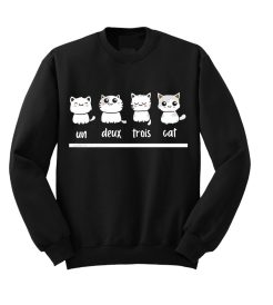 Un Deux Trois Cat Sweatshirt