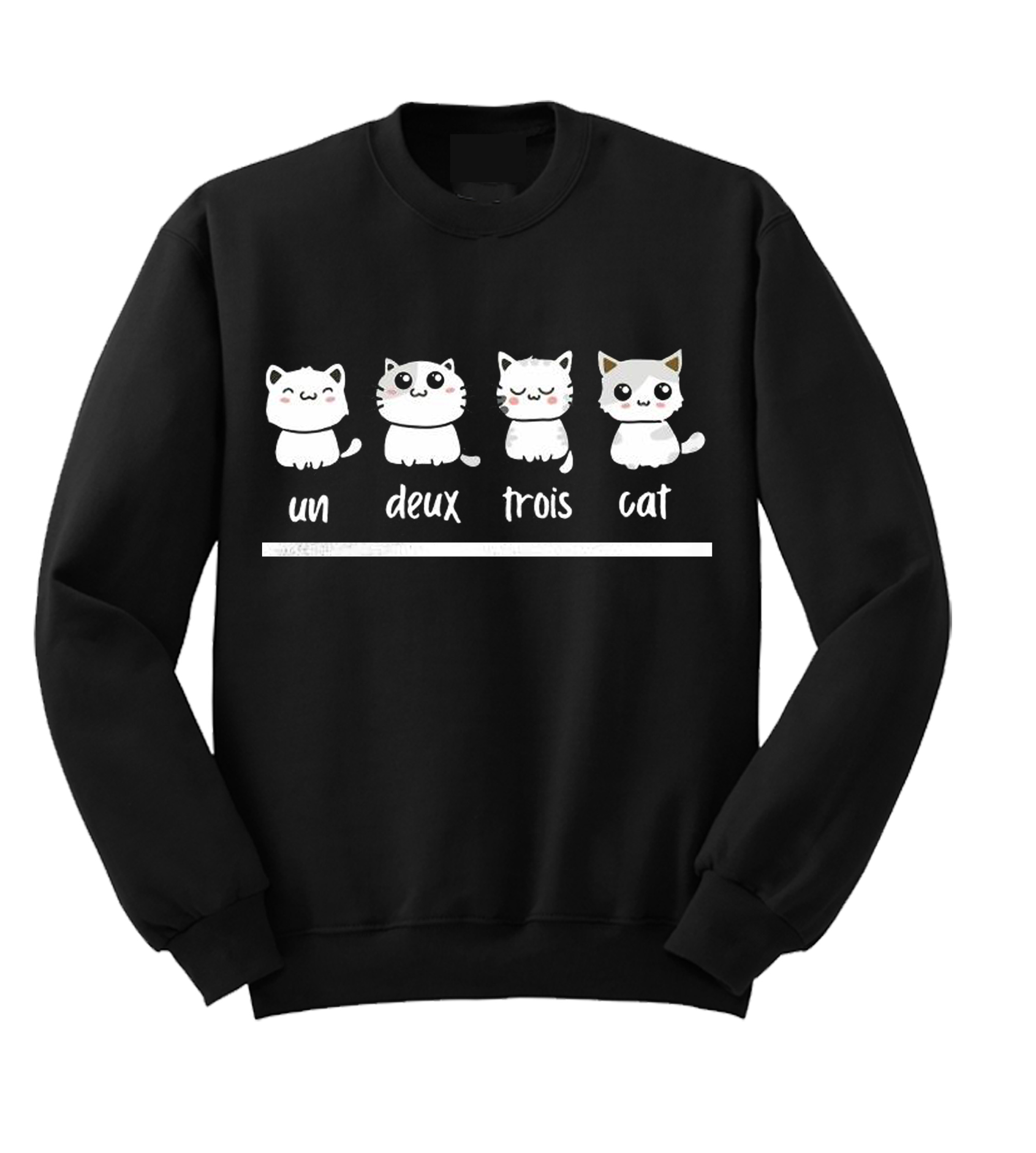 Un Deux Trois Cat Sweatshirt