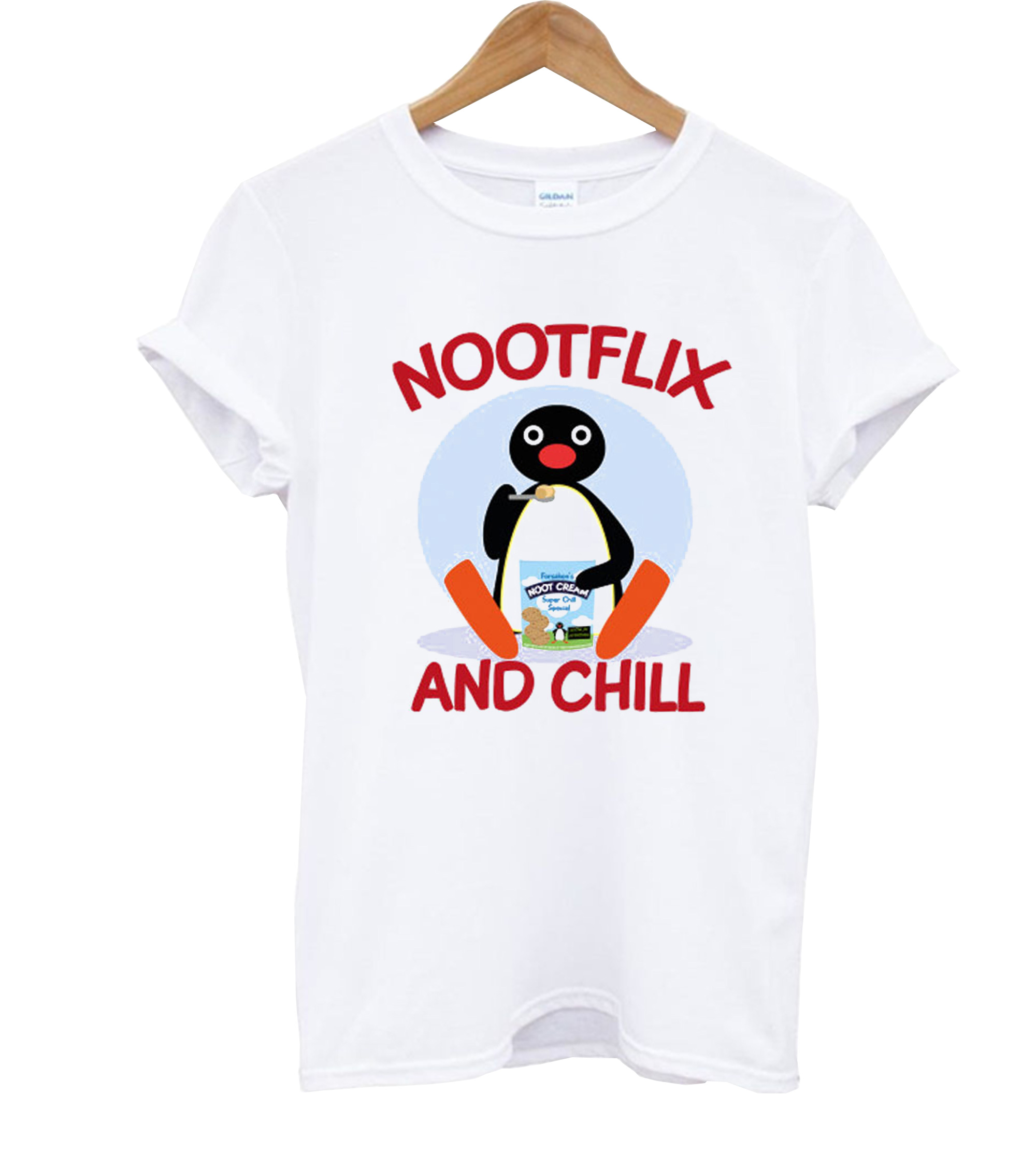 Pingu Nootflix and Chill T Shirt