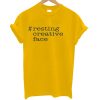 Resting Creative Face T Shirt