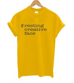 Resting Creative Face T Shirt