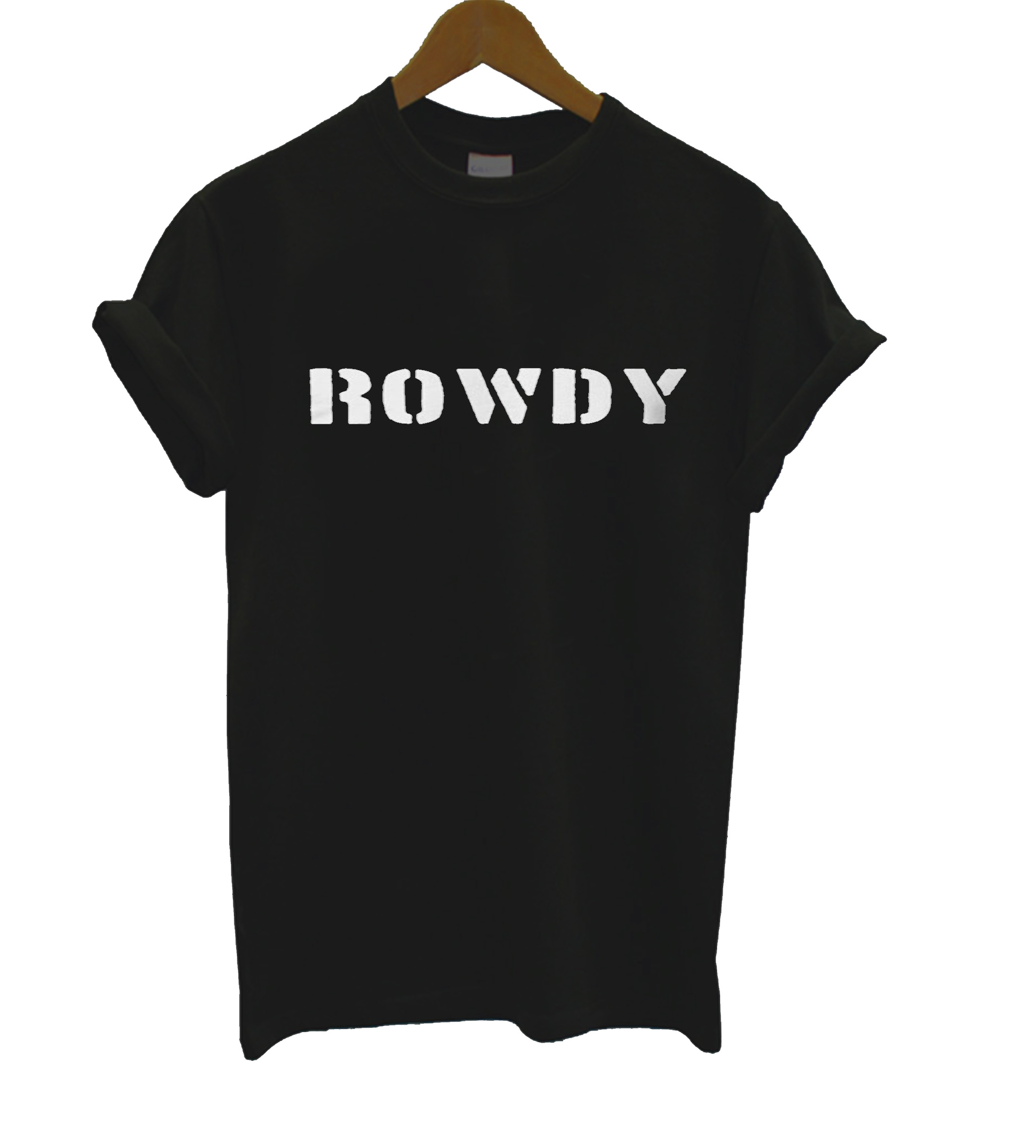 rowdy t shirts full hands