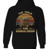 Baby Yoda The Child The Mandalorian Vintage Hoodie