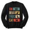 Un Deux Trois Cat Sweatshirt