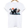 Godzlla Nets Mothra T Shirt