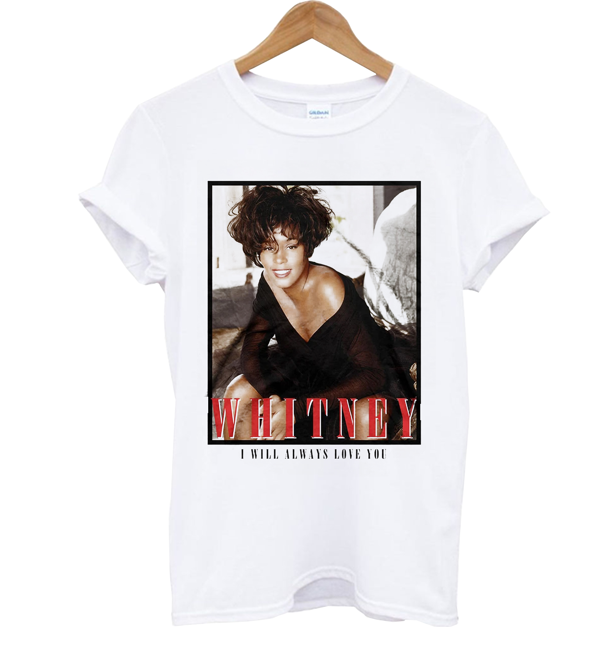 pink whitney houston t shirt