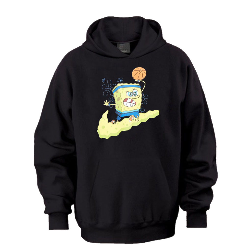 spongebob color block hoodie