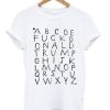 ABCDE Fuck donald trump t shirt qn