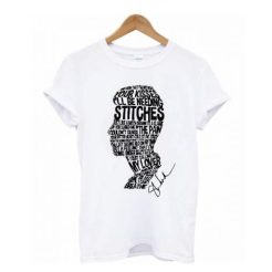 Shawn Mendes Stitches t shirt qn